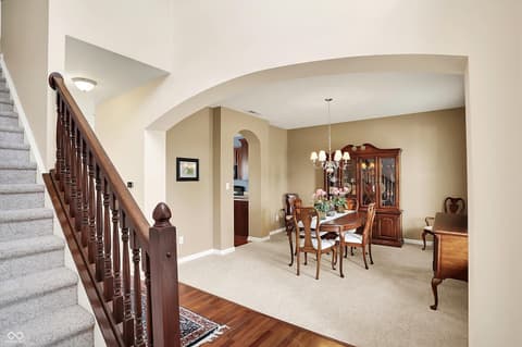 Dining room at 4602 Amesbury Place, Westfield, IN