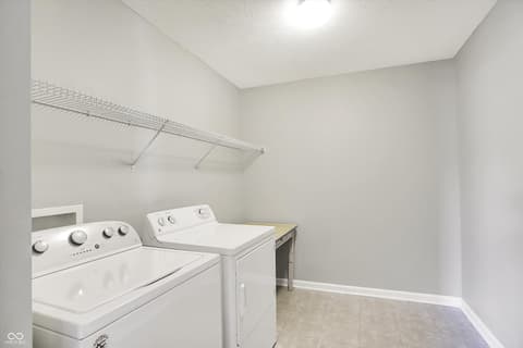 Laundry room at 4602 Amesbury Place, Westfield, IN