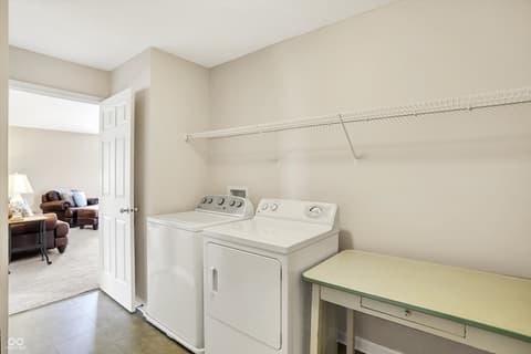 Laundry room at 4602 Amesbury Place, Westfield, IN