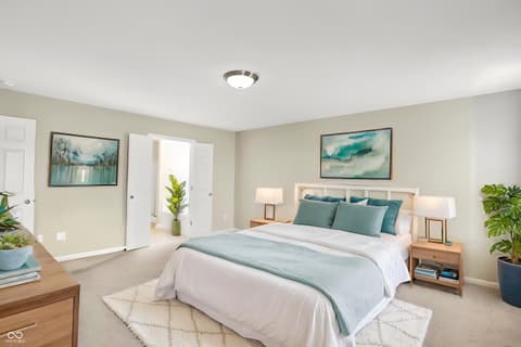 Primary bedroom at 4602 Amesbury Place, Westfield, IN