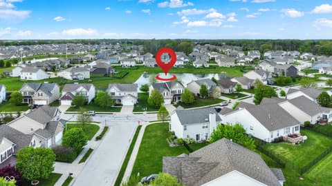 Aerial view at 4602 Amesbury Place, Westfield, IN