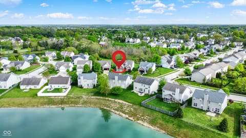 Aerial view at 4602 Amesbury Place, Westfield, IN