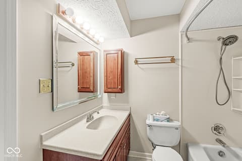 Primary bathroom at 320 Thornberry Drive, Carmel, IN