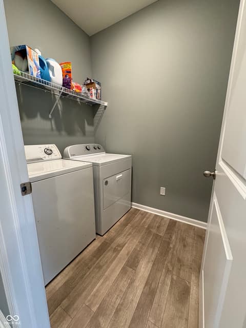 Laundry room at 1380 Fairmount Drive, Greenfield, IN