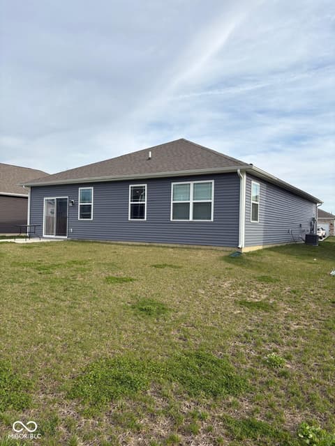 Backyard at 1380 Fairmount Drive, Greenfield, IN