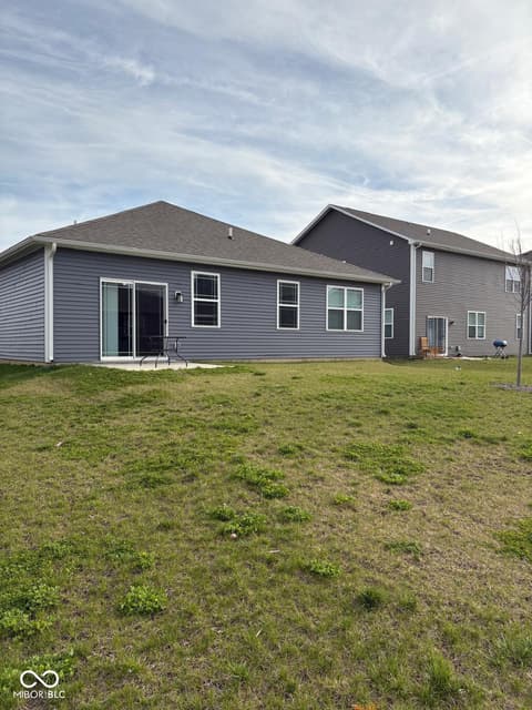 Backyard at 1380 Fairmount Drive, Greenfield, IN