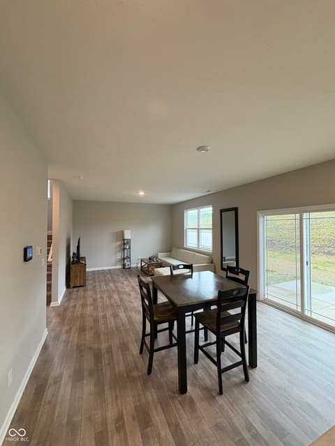 Dining room at 10931 N Longbranch Street, Monrovia, IN
