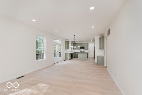 Living room at 8300 Weaver Woods Place, Fishers, IN