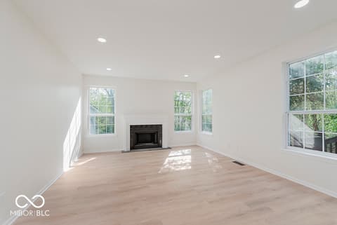 Living room at 8300 Weaver Woods Place, Fishers, IN