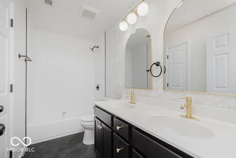 Bathroom at 8300 Weaver Woods Place, Fishers, IN