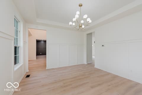 Dining room at 8300 Weaver Woods Place, Fishers, IN