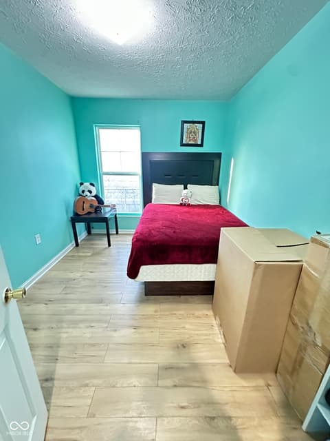 Bedroom at 424 S Parker Avenue, Indianapolis, IN