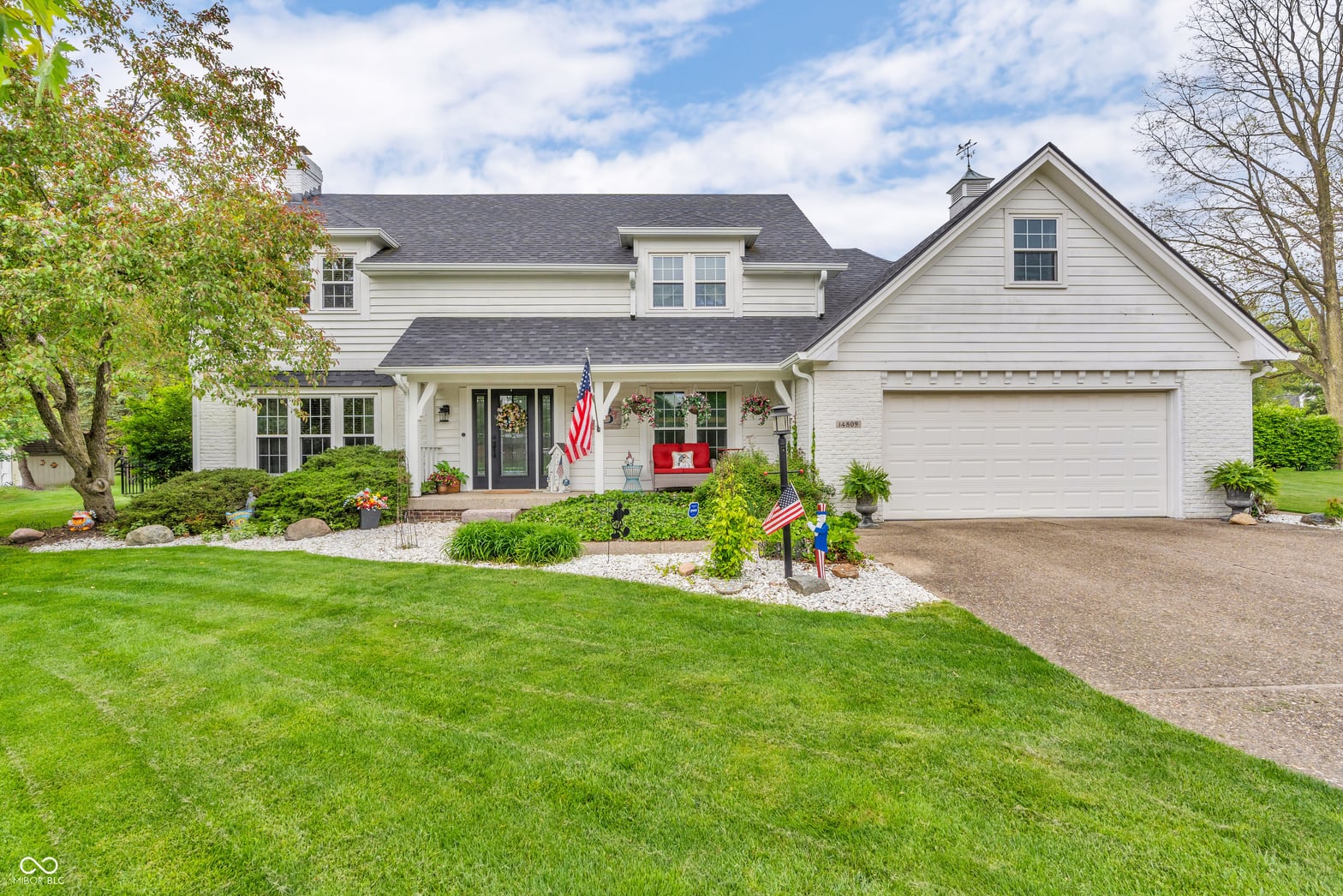 Front exterior at 14809 Senator Way, Carmel, IN