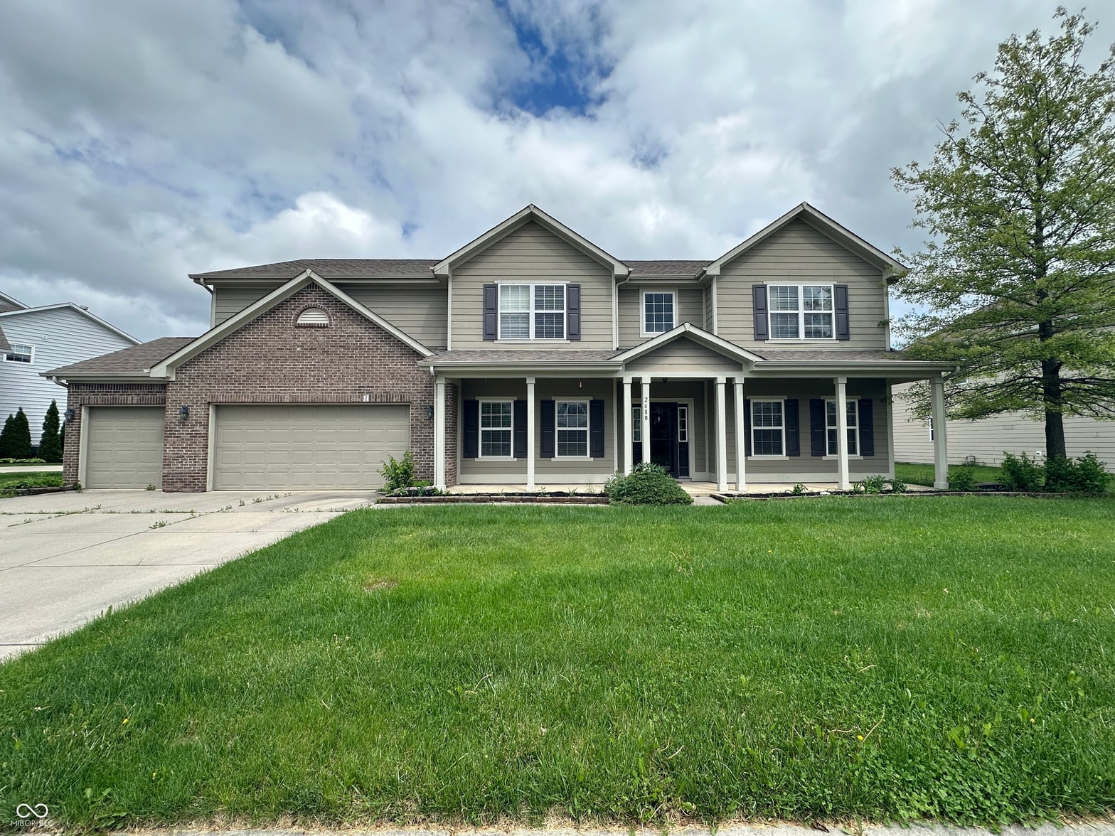 Front exterior at 2680 Newington Lane, Carmel, IN
