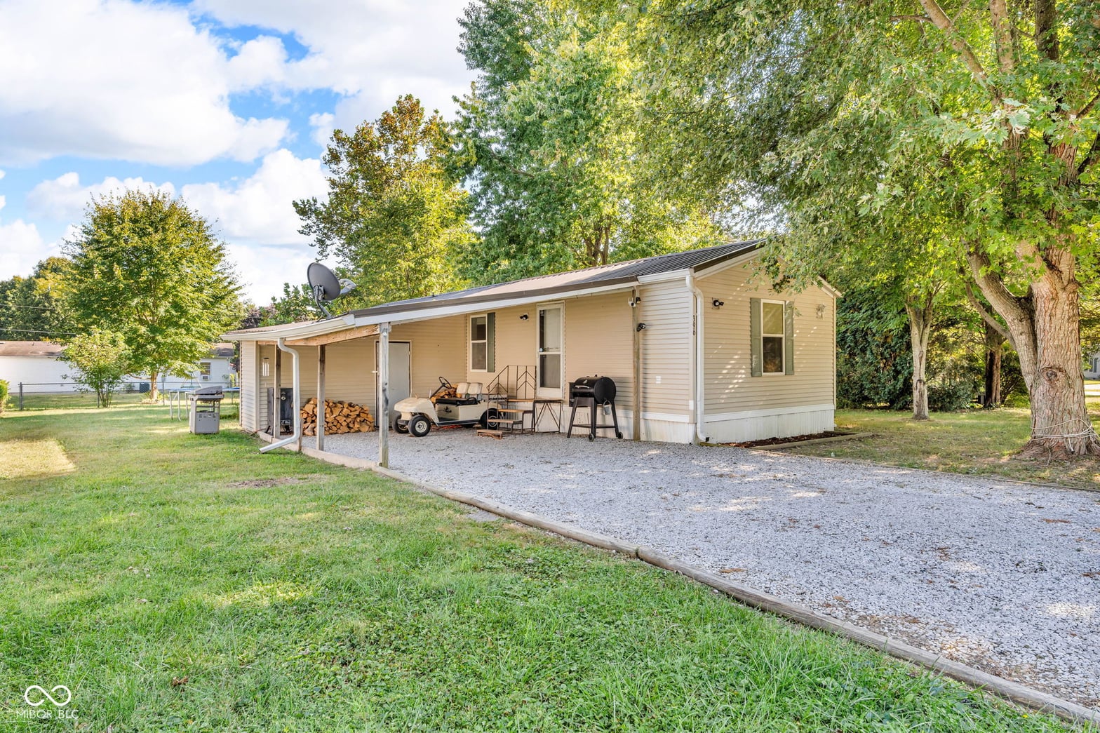 Front exterior at 396 Cool Evening Court, Cloverdale, IN