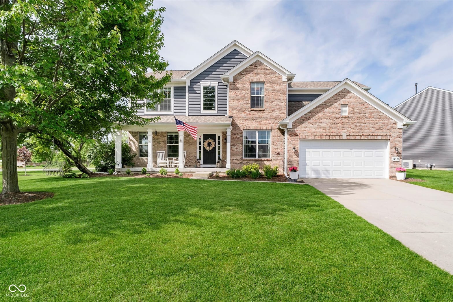 Front exterior at 14130 Autumn Woods Drive, Carmel, IN
