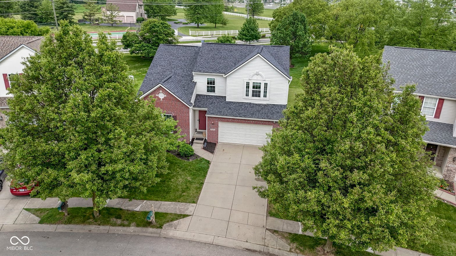 Aerial view at 14542 Baldwin Lane, Carmel, IN