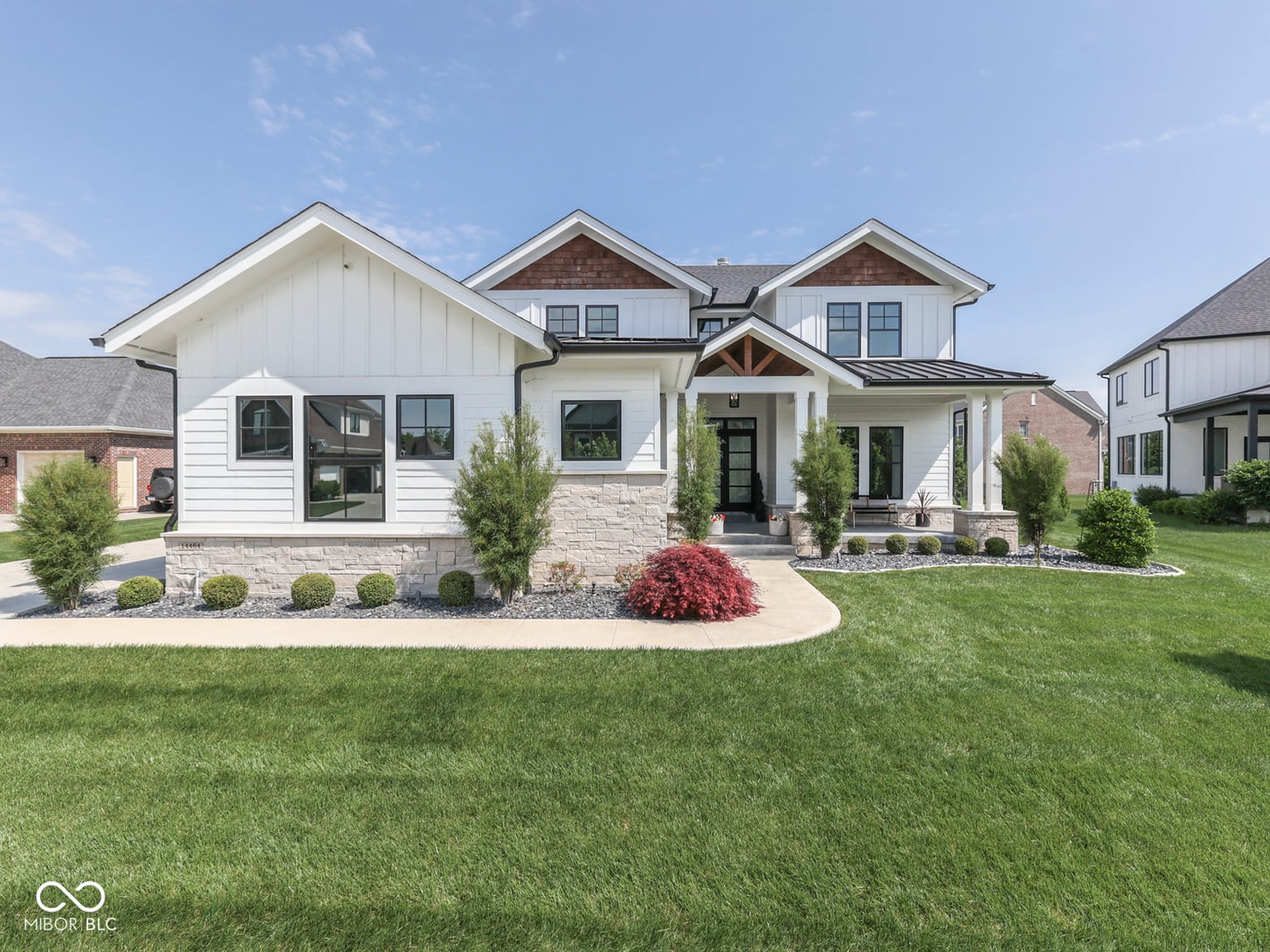 Front exterior at 14464 Gainesway Circle, Fishers, IN
