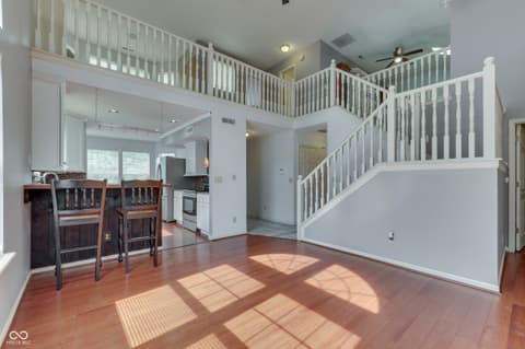 Living room at 6542 E Edna Mills Drive, Camby, IN