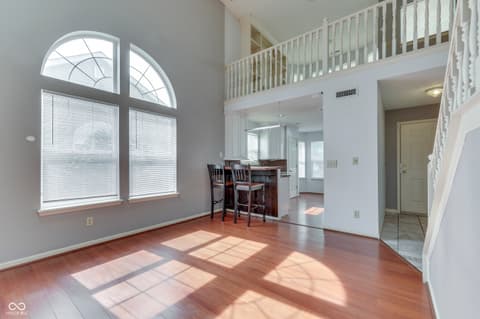 Living room at 6542 E Edna Mills Drive, Camby, IN