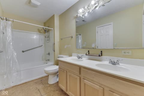 Bathroom at 6542 E Edna Mills Drive, Camby, IN