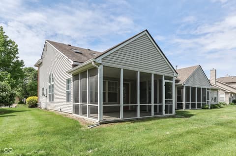 Backyard at 6542 E Edna Mills Drive, Camby, IN