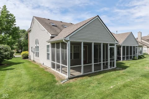 Backyard at 6542 E Edna Mills Drive, Camby, IN