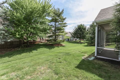 Yard at 6542 E Edna Mills Drive, Camby, IN