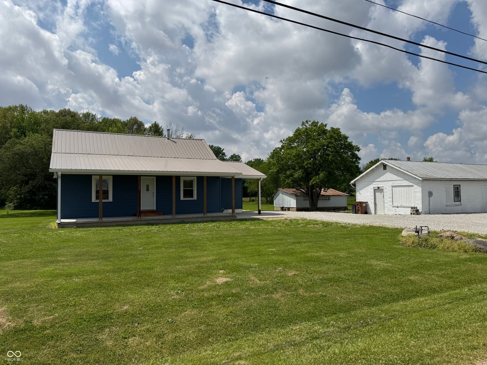Front exterior at 671 E Bethel Road, Attica, IN