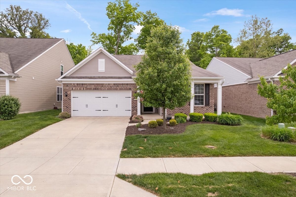 Front exterior at 16573 Cava Drive, Fishers, IN