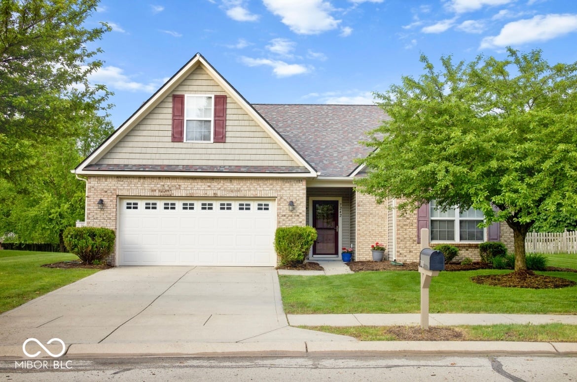 Front exterior at 7242 Blue Ridge Drive, Noblesville, IN