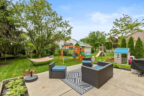 Outdoor living area at 8958 Wooster Court, Fishers, IN