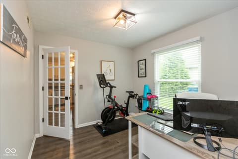 Home office at 8958 Wooster Court, Fishers, IN