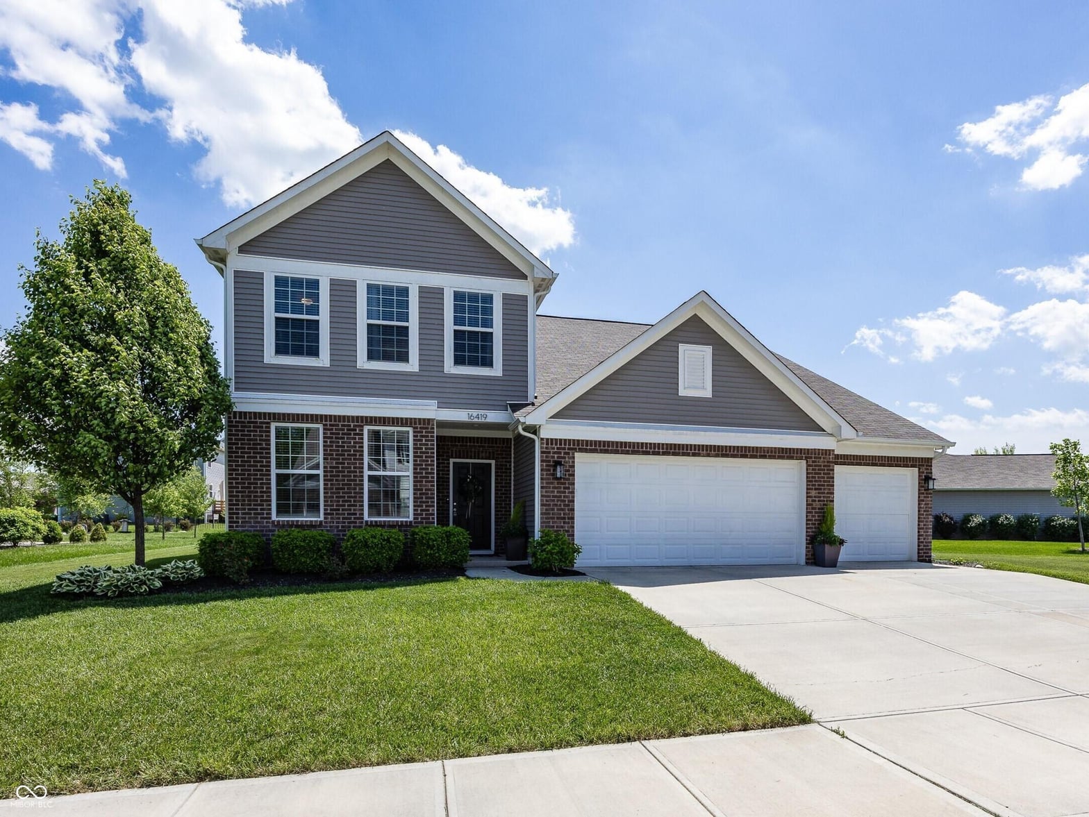 Front exterior at 16419 Connolly Drive, Westfield, IN