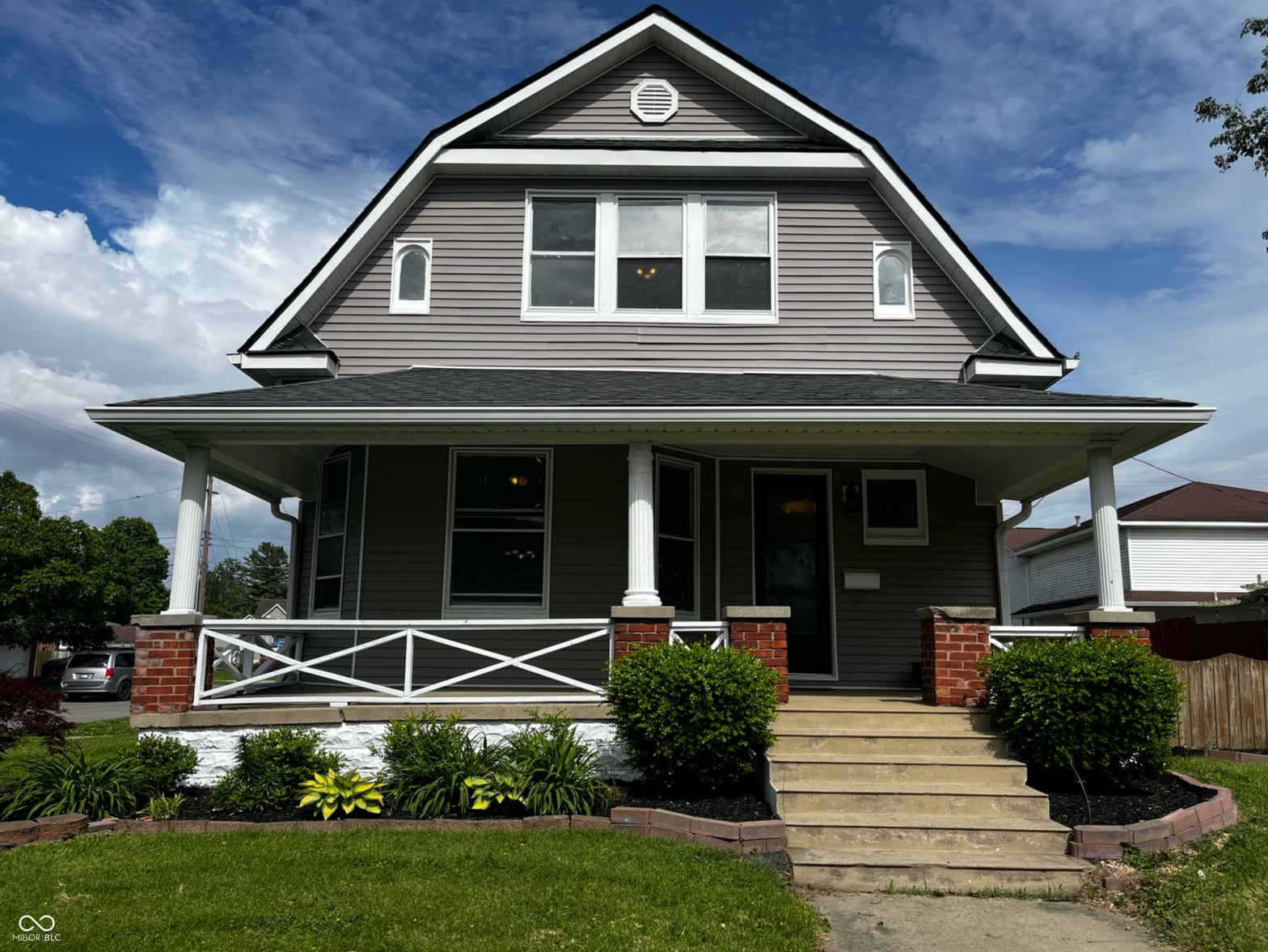 Front exterior at 217 Main Street, Hope, IN