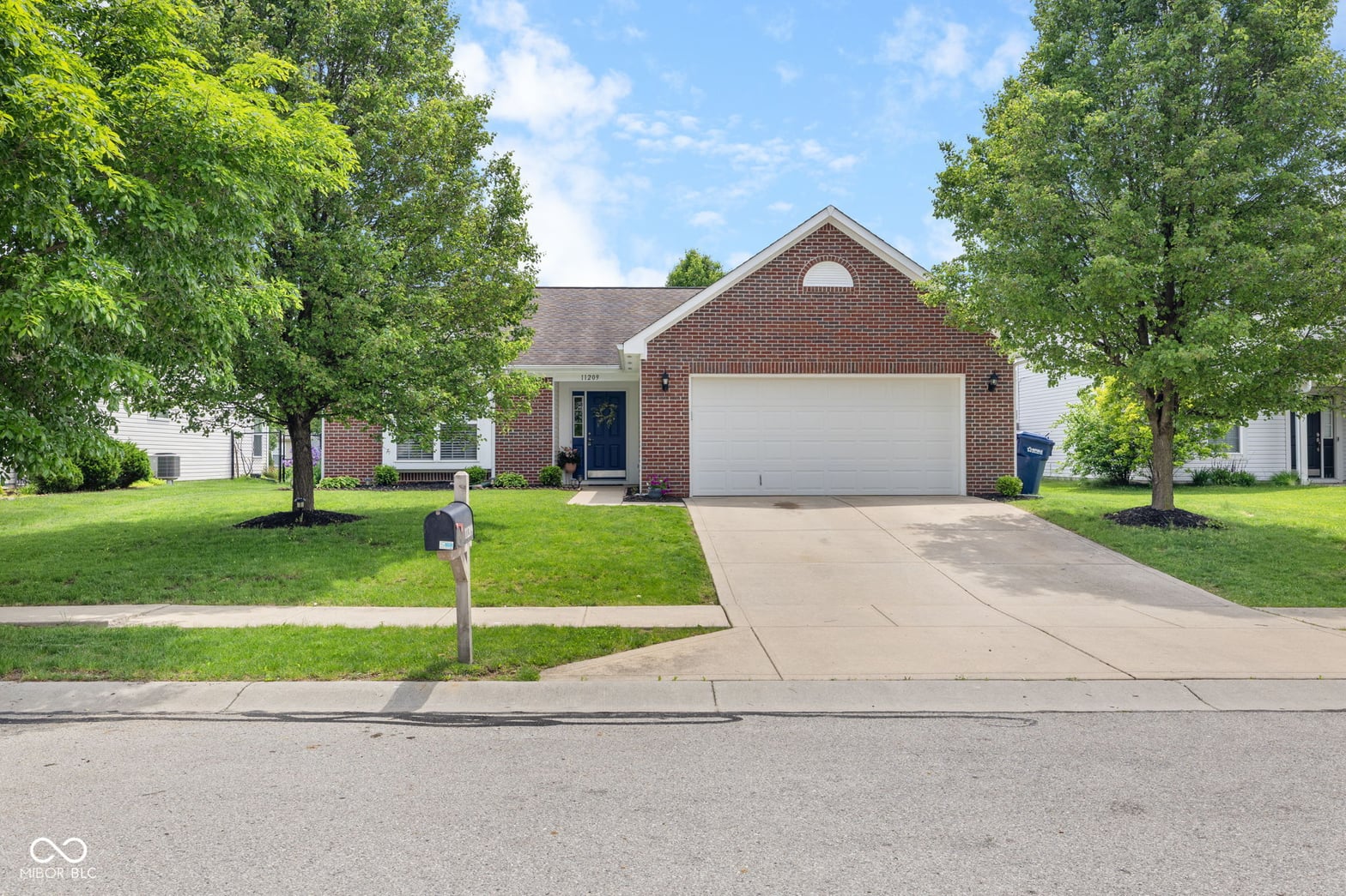 Front exterior at 11209 Black Gold Drive, Noblesville, IN
