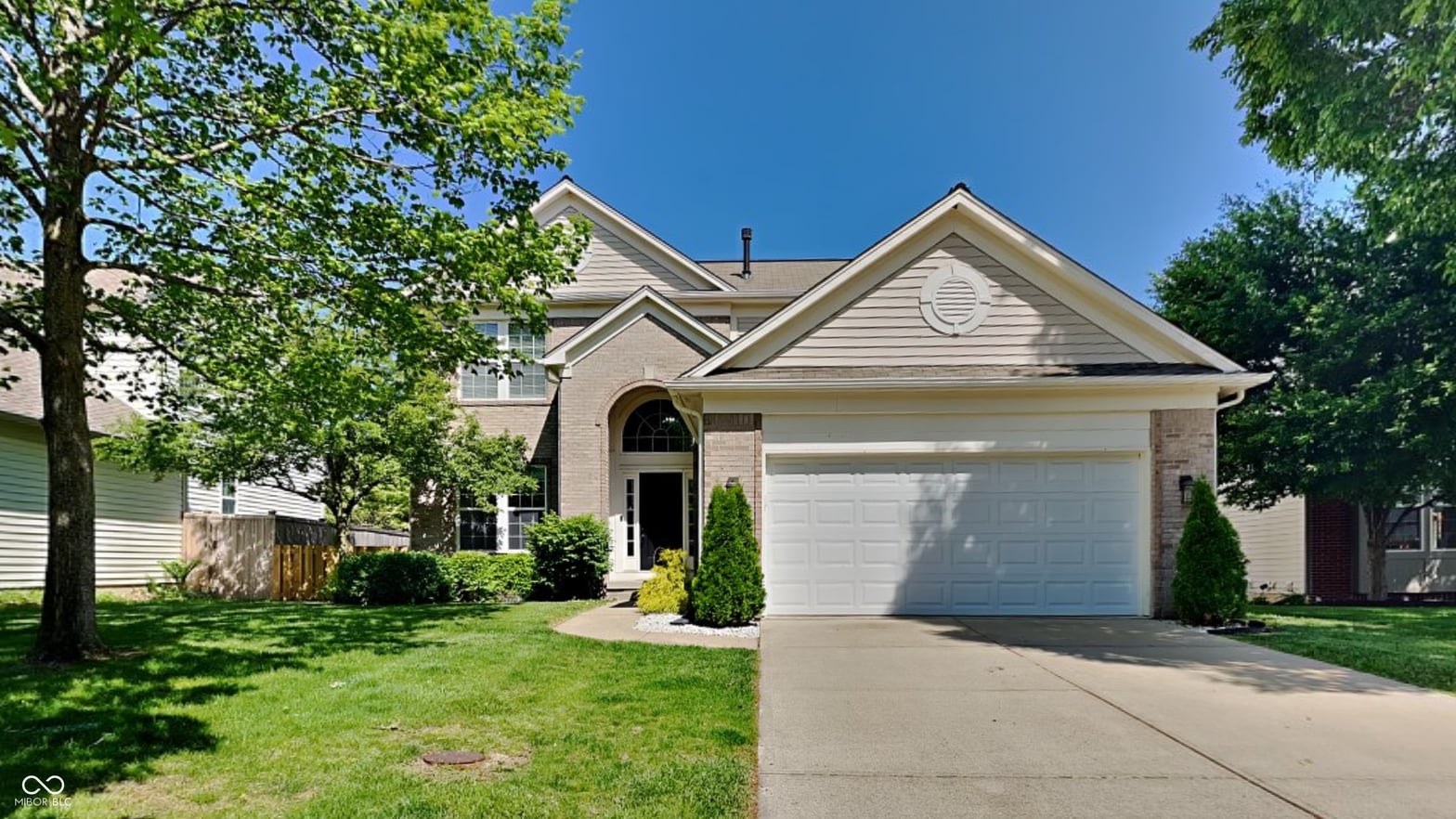 Front exterior at 12878 Ari Lane, Fishers, IN