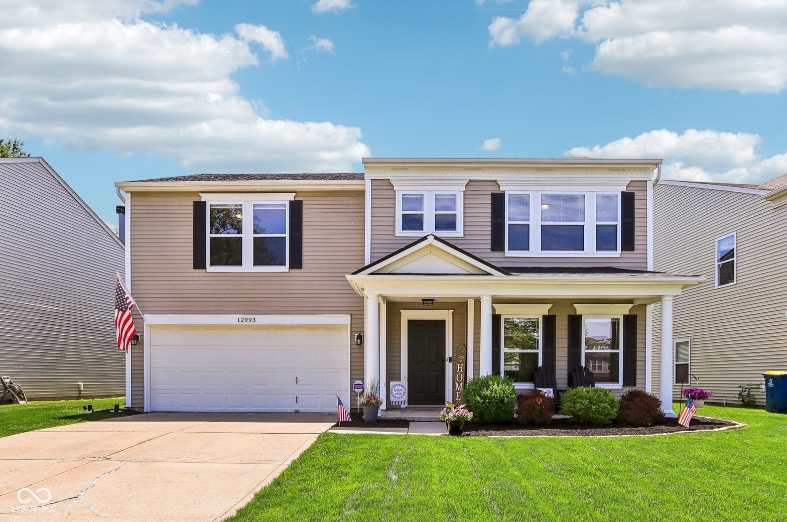 Front exterior at 12993 E 131st Street, Fishers, IN