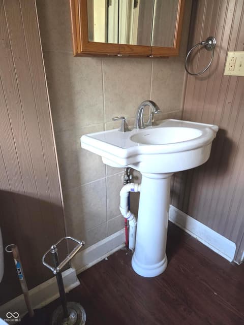 Bathroom at 1168 N Gladstone Avenue, Indianapolis, IN