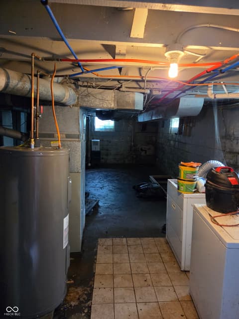Basement at 1168 N Gladstone Avenue, Indianapolis, IN