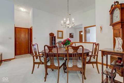 Dining room at 12258 Charing Cross Road, Carmel, IN