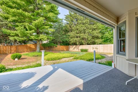 Outdoor living area at 12258 Charing Cross Road, Carmel, IN