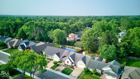 Aerial view at 12258 Charing Cross Road, Carmel, IN