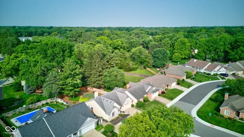 Aerial view at 12258 Charing Cross Road, Carmel, IN