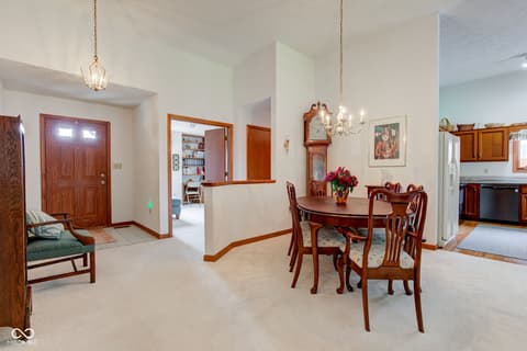 Dining room at 12258 Charing Cross Road, Carmel, IN