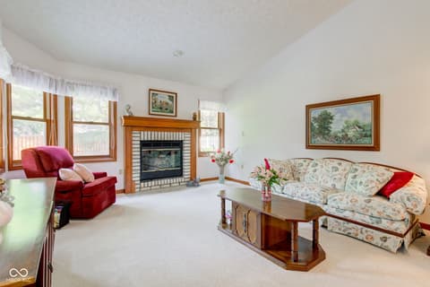 Living room at 12258 Charing Cross Road, Carmel, IN