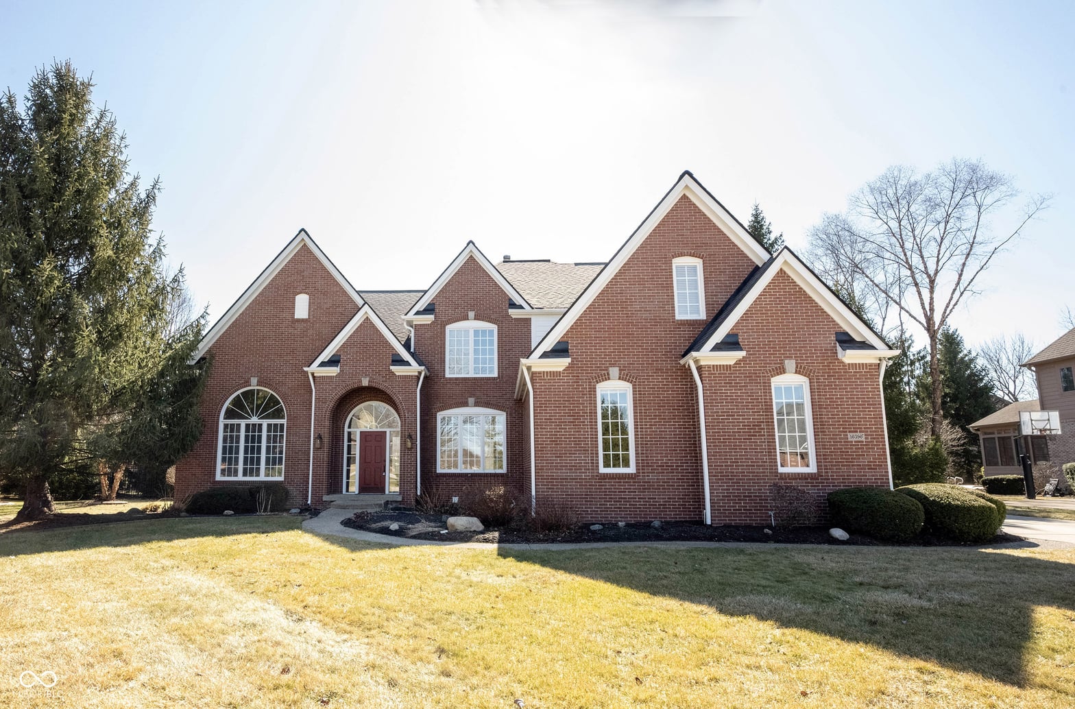 Front exterior at 10390 Tremont Drive, Fishers, IN