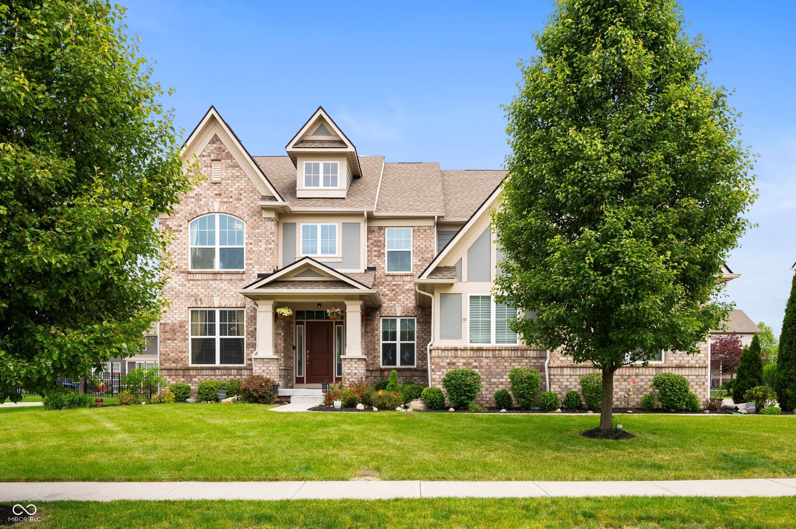 Front exterior at 15580 Garrano Lane, Fishers, IN