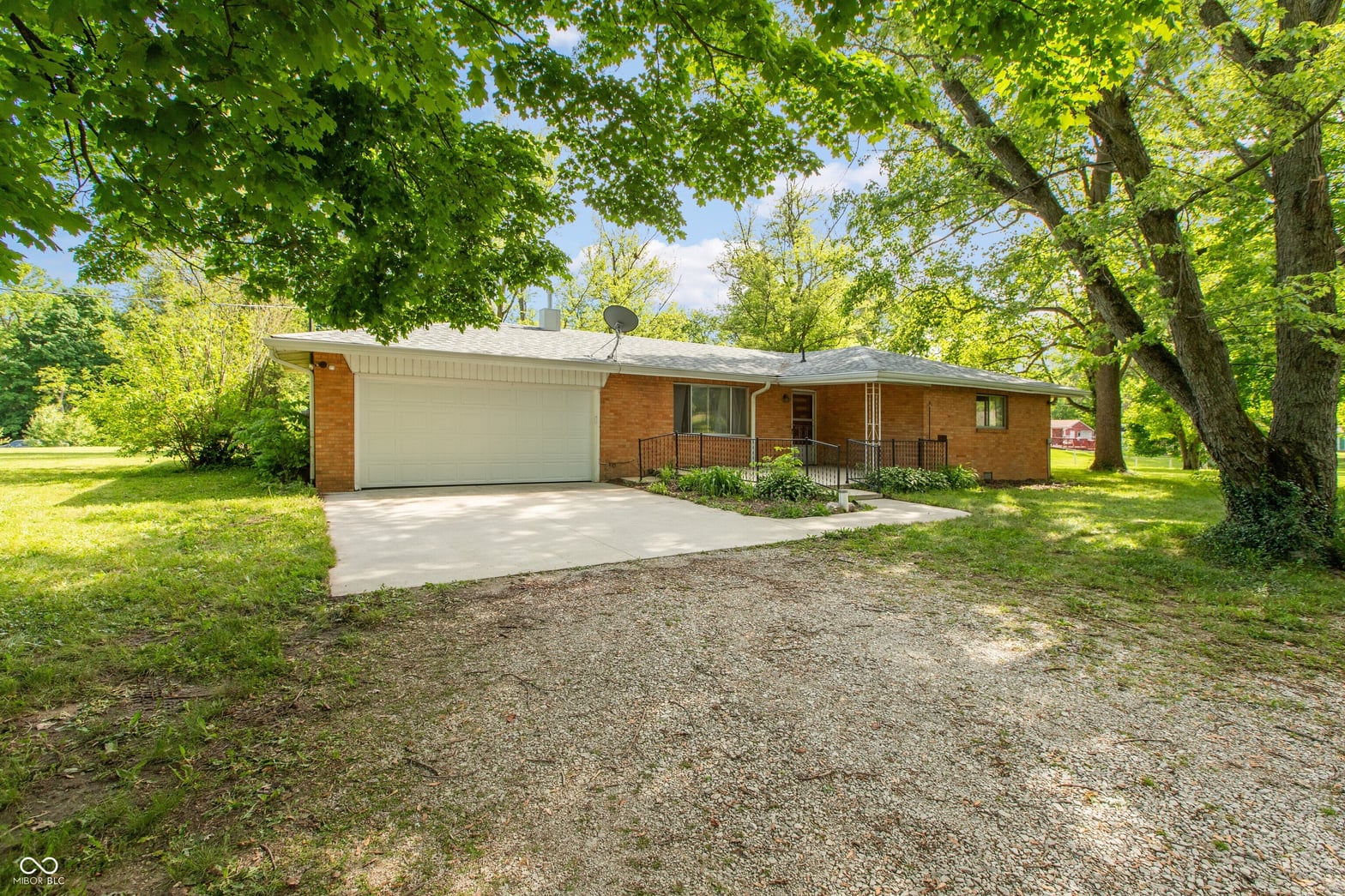 Front exterior at 6498 N County Road 475 E, Pittsboro, IN