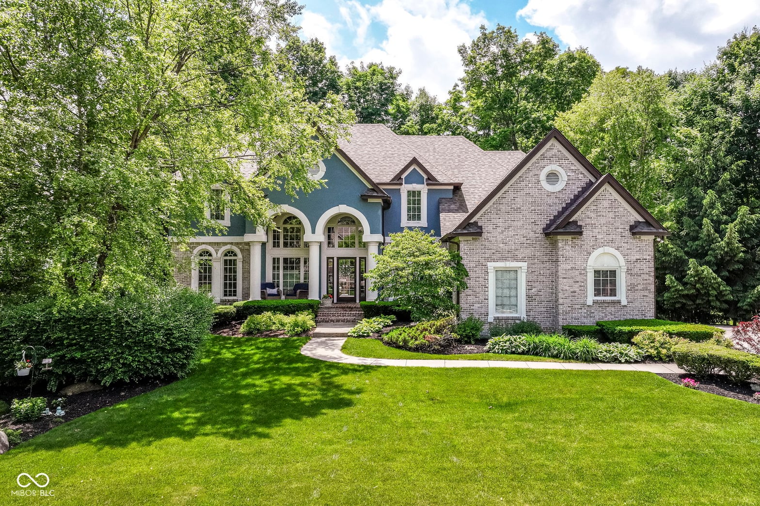 Front exterior at 13017 Water Ridge Drive, Fishers, IN
